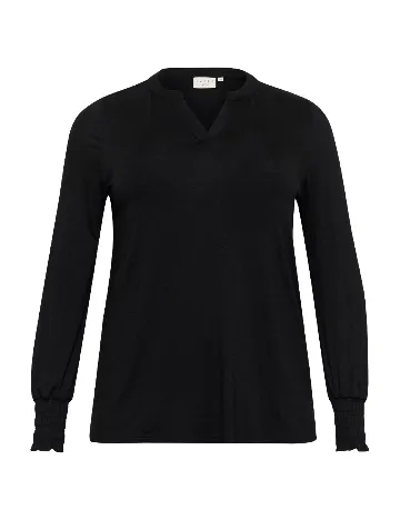 Bluza Kaffe Curve, negru Negru