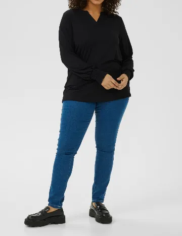 Bluza Kaffe Curve, negru Negru