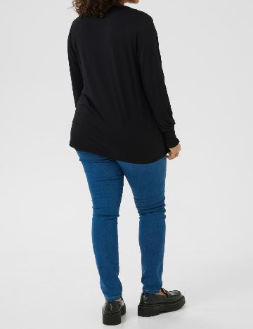 Bluza Kaffe Curve, negru
