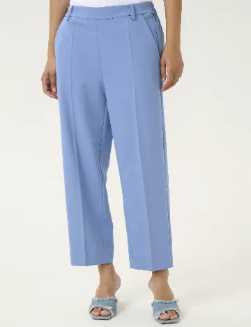 Pantaloni Kaffe, albastru Albastru