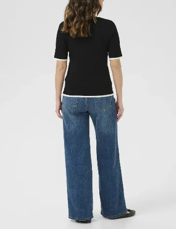 Tricou Kaffe, negru Negru