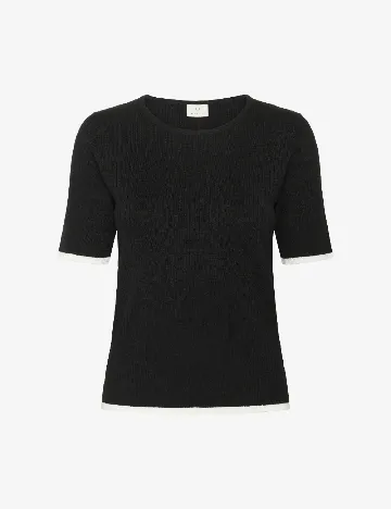 Tricou Kaffe, negru Negru