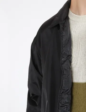 Geaca Oversize ASOS, negru Negru