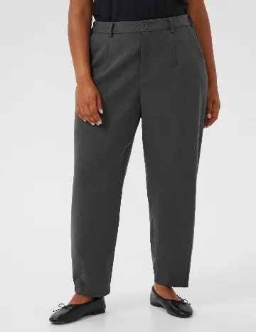 Pantaloni Kaffe Curve, gri Gri