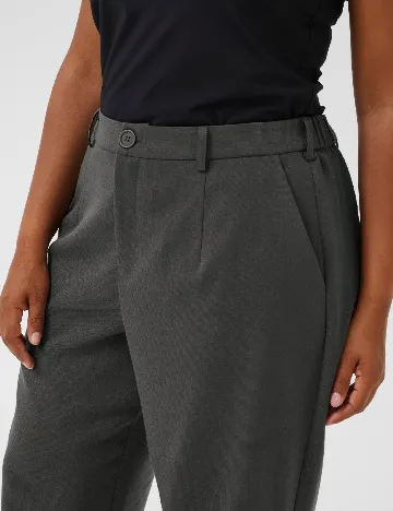 Pantaloni Kaffe Curve, gri Gri