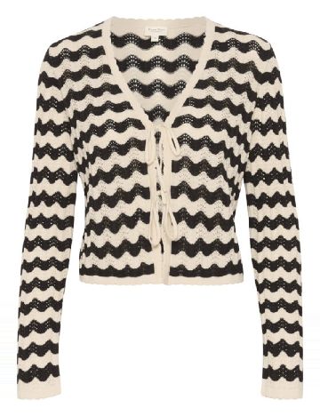 Bluza Part Two, crem/negru