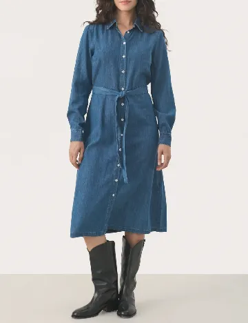 Rochie medie Part Two, albastru Albastru