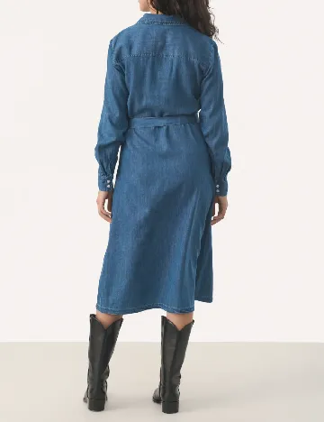 Rochie medie Part Two, albastru Albastru