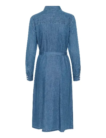 Rochie medie Part Two, albastru Albastru