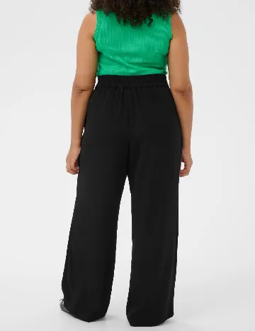 Pantaloni Kaffe Curve, negru Negru