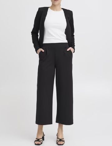 Pantaloni Ichi, negru