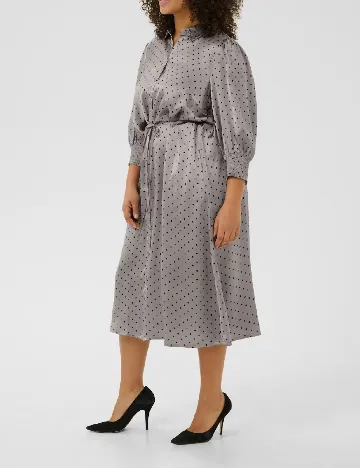Rochie medie Kaffe Curve, gri Gri