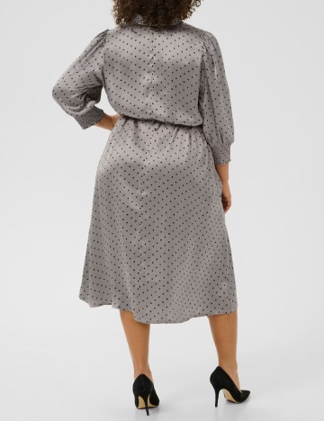 Rochie medie Kaffe Curve, gri