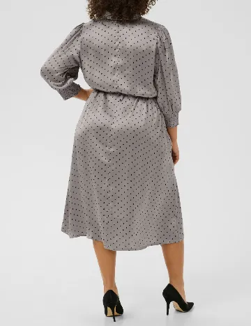 Rochie medie Kaffe Curve, gri Gri