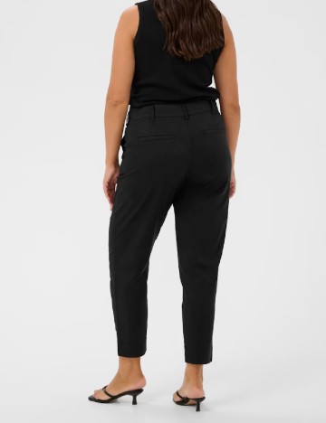 Pantaloni Kaffe Curve, negru