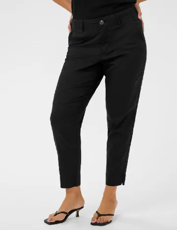 Pantaloni Kaffe Curve, negru Negru