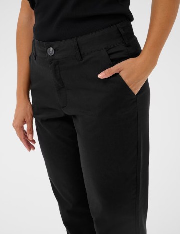 Pantaloni Kaffe Curve, negru