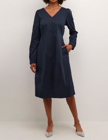 Rochie medie Culture, bleumarin