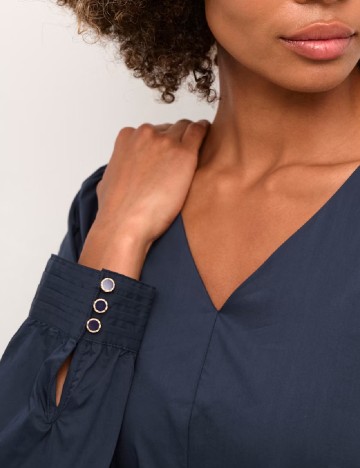 Rochie medie Culture, bleumarin