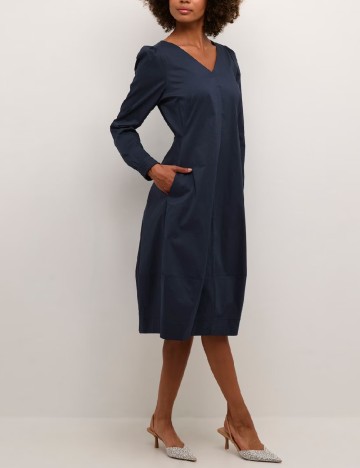 Rochie medie Culture, bleumarin