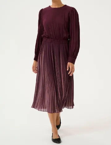 Rochie medie Culture, pruna Mov