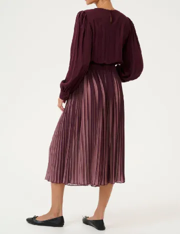 Rochie medie Culture, pruna Mov