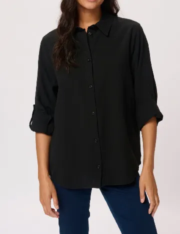 Camasa Kaffe, negru Negru