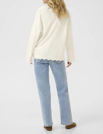 Bluza Cream, alb