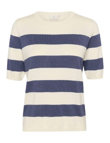 Bluza Kaffe, ecru/albastru