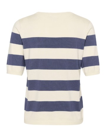 Bluza Kaffe, ecru/albastru