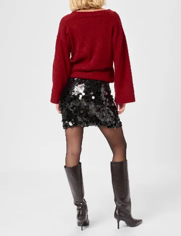 Fusta My Essential Wardrobe, negru Negru