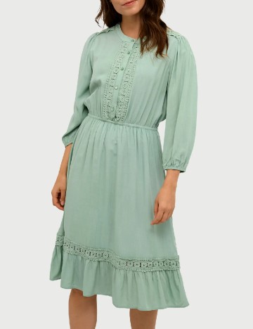 Rochie medie Kaffe, verde