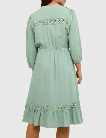 Rochie medie Kaffe, verde Verde