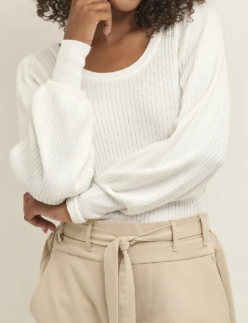 Bluza Kaffe, alb
