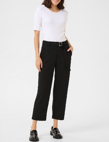 Pantaloni Kaffe, negru