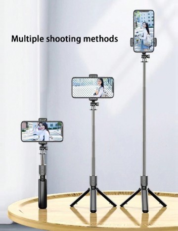 Selfie Stick Bluetooth SHEIN, negru