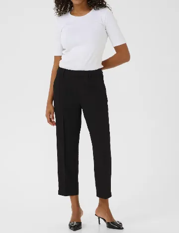 Pantaloni Kaffe, negru Negru