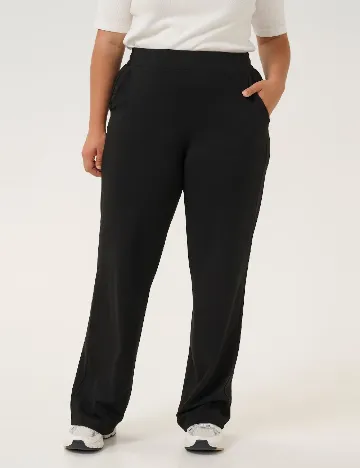 Pantaloni Kaffe Curve, negru Negru