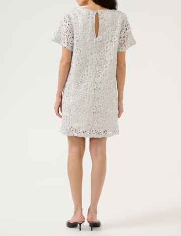Rochie scurta Karen By Simonsen, argintiu