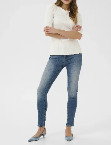Bluza Culture, alb Alb