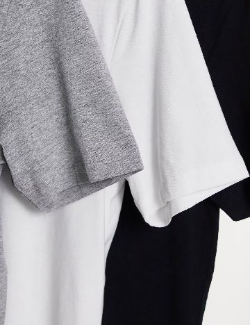 Set Tricou 3 bucati ASOS, mix culori