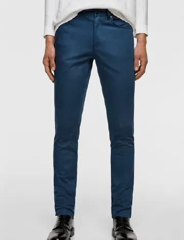 Pantaloni Zra, albastru Albastru