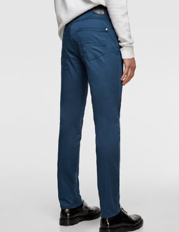 Pantaloni Zra, albastru