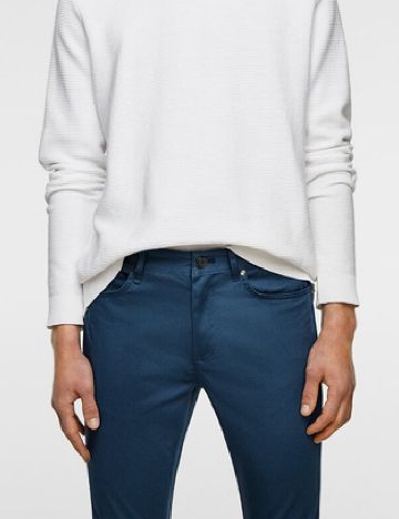 Pantaloni Zra, albastru