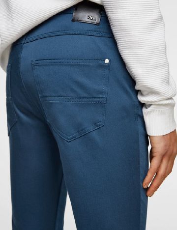 Pantaloni Zra, albastru