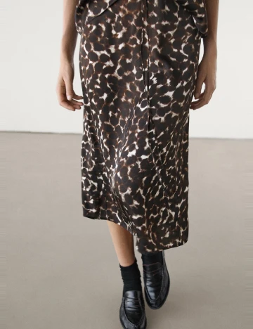 Fusta Massimo Dutti, animal print Animal print
