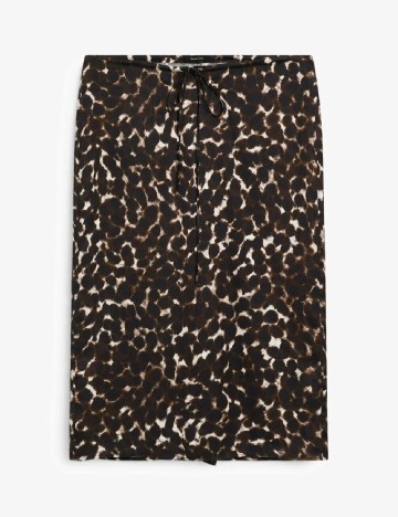 Fusta Massimo Dutti, animal print