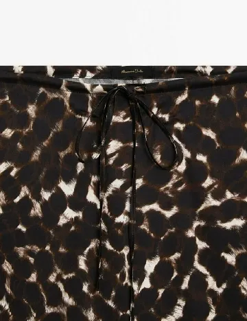 Fusta Massimo Dutti, animal print Animal print