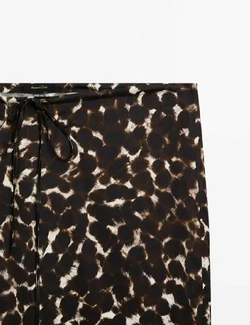 Fusta Massimo Dutti, animal print Animal print