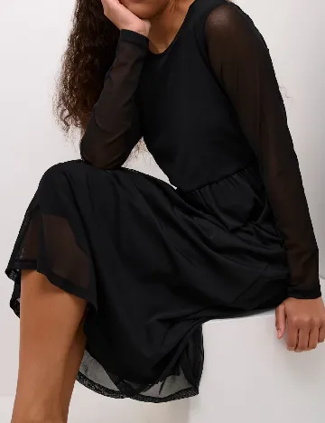 Rochie medie Culture, negru Negru